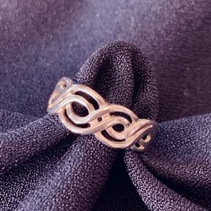 Sterling silver ring. Celtic inspired design